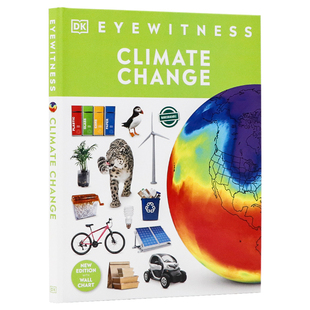 DK目击者系列 气候变化科普书 英文原版 环境科学入门 全球变暖知识 自然生态读物 全彩图解 科学启蒙 亲子共读 课外拓展 环保主题