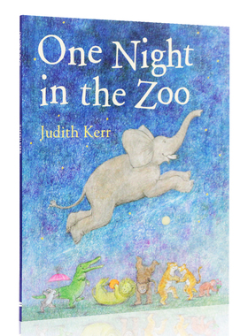 动物园奇妙夜 进口英文原版绘本 One Night in the Zoo 想象力培养 儿童英语启蒙认知亲子共读睡前图画故事书平装大开 Judith Kerr