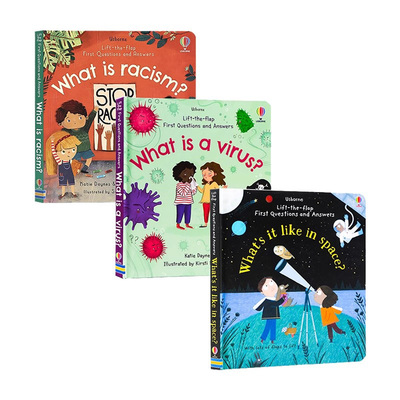 Usborne问与答系列翻翻书3册