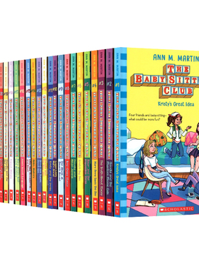 保姆俱乐部小说26册 英文原版 The Baby Sitters Club 网飞2020同名高分美剧原著 青少年课外阅读幽默章节文字小说 Ann M Martin