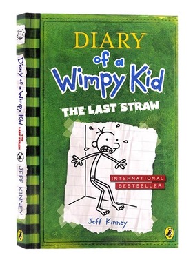 小屁孩日记3 英文原版 Diary of a Wimpy Kid 3 The Last Straw小屁孩日记 哭包日记英文版儿童英语图画故事书 漫画 儿童文学