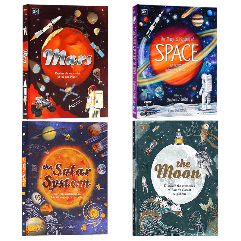 DK出品 太阳系/月亮之书/火星/太空 英文原版 The Solar System 儿童天文宇宙知识百科科普插图书 学生课外阅读读物天文爱好者收藏