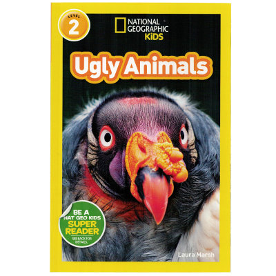 英文原版绘本National Geographic Kids Level2:Ugly Animals 丑陋的动物 国家地理分级阅读 少儿科普百科英语童书 动物科普百科