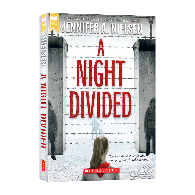 分离之夜 英文原版 A Night Divide 历史小说 Jennifer A Nielsen 进口原版英语书籍 儿童课外英文小说读物