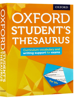 牛津学生英语同义词词典英文原版 Oxford Student's Thesaurus 牛津英英词典学生英语工具书词汇学习考试用书