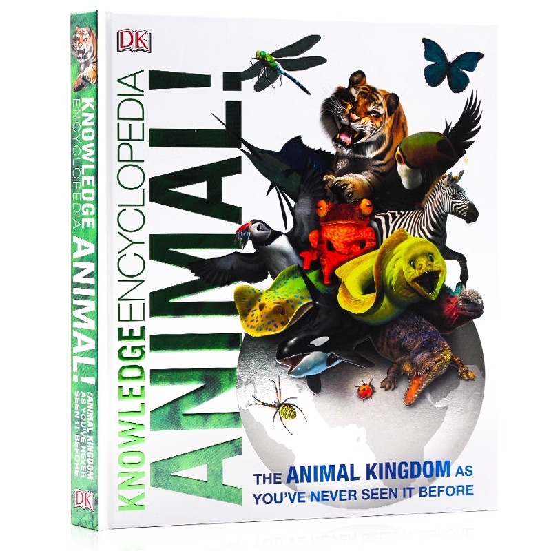 DK知识百科全书 动物 前所未见的动物王国 Knowledge Encyclopedia Animal 英文原版儿童动物科普精美插图DK图解百科精装