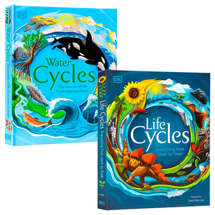 from 生命周期 Cycles DK少儿百科 Start 从事物开始到完成过程 英文原版 Finish 水循环2册 水知识图解指南 Life Everything