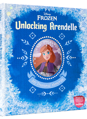 迪士尼冰雪奇缘 解锁阿伦戴尔 我的珍藏记忆 英文原版 Disney Frozen: Unlocking arendelle: My Treasured Memories 冰雪奇缘礼物