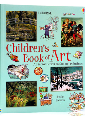 Usborne出品 我的艺术欣赏书 英文原版进口 Children's Book of Art  儿童艺术百科全书 32件艺术作品 少儿艺术科普绘画英英语百科
