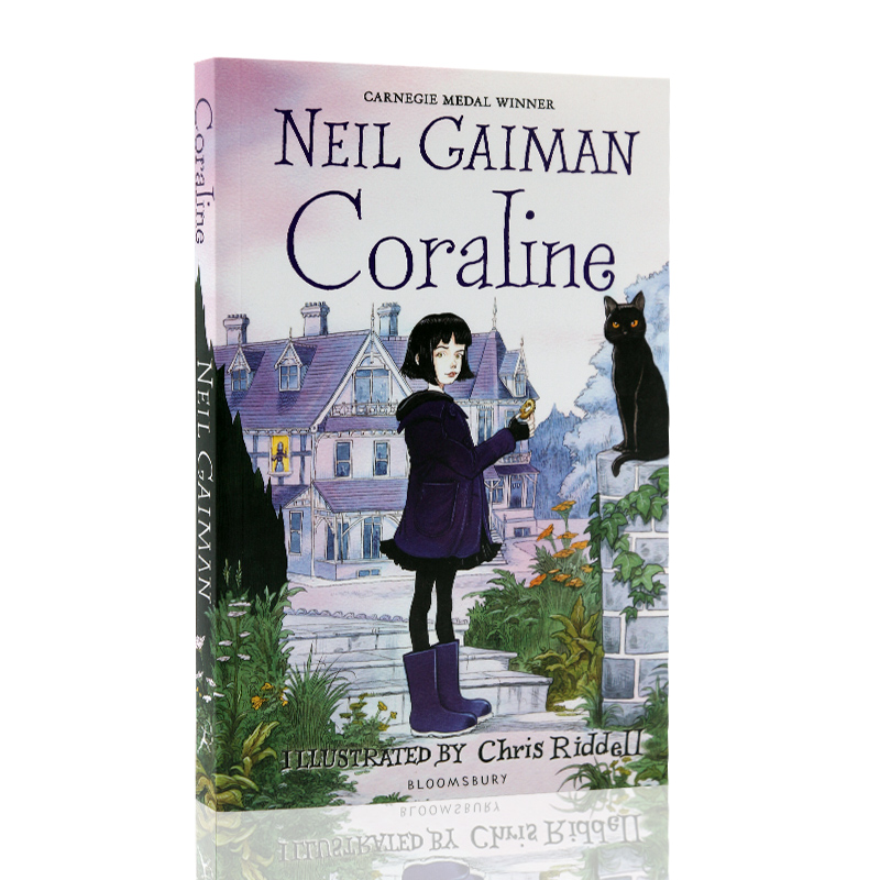 英文原版小说 Coraline卡洛琳 Neil Gaiman尼尔盖曼 惊悚奇幻小说 鬼妈妈电影原著 儿童课外阅读文学小说书籍进口正版英语童书