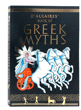 多莱尔的希腊神话书 英文原版绘本 D'Aulaires Book of Greek Myths 外国儿童文学读物 英文版进口英语童话故事书 平装彩绘