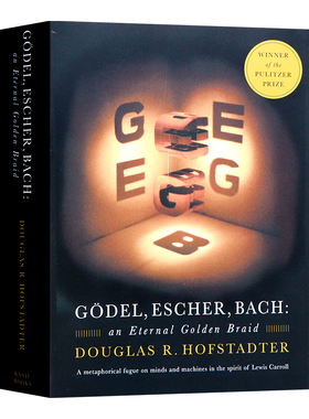 哥德尔 艾舍尔 巴赫 集异璧之大成 英文原版 英文版 Godel  Escher  Bach 社会科学 科学普及名著 Douglas R. Hofstadter 普利策奖