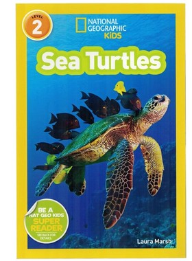 美国国家地理分级阅读读物海龟 英文原版绘本National Geographic Kids Level2Sea Turtles 国家地理分级阅读少儿科普百科英语童书