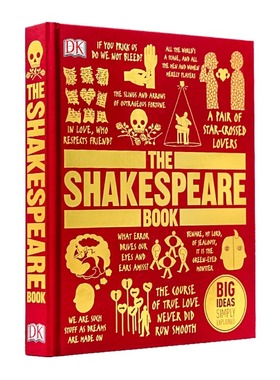 DK莎士比亚百科英文原版 The Shakespeare Book Big Ideas Simply Explained 图文解读莎翁作品人类的思想百科系列全彩铜版纸