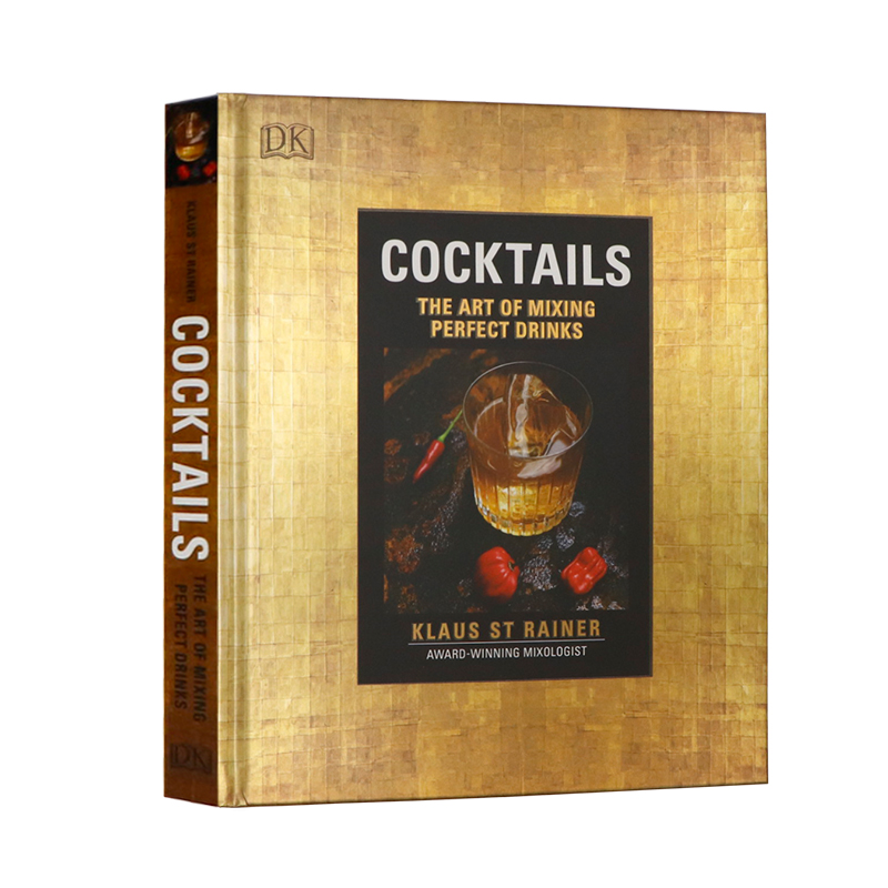 鸡尾酒调配完美饮品的艺术 Cocktails 英文原版 经典70种鸡尾酒配方指南 调酒指导参考读物 英文版 进口英语原版书籍 精装