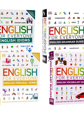 DK人人学英语 语法指南进口英文原版正版 English for Everyone English Grammar Guide 英语综合训练参考书 自学教材雅思托福书