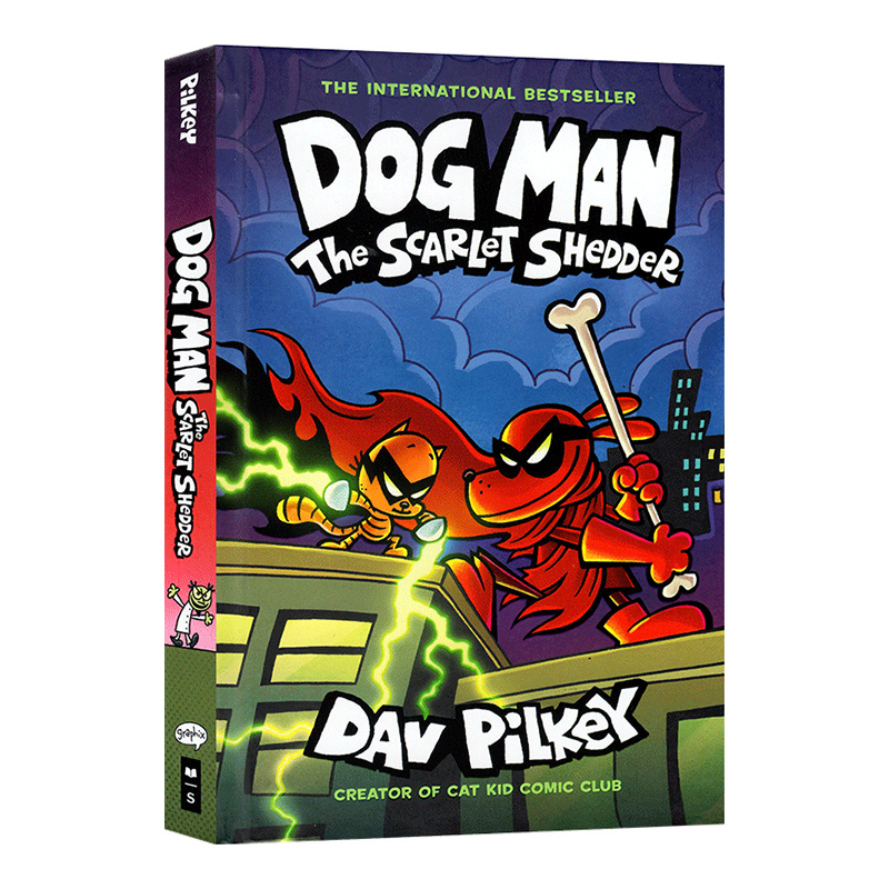 预售 Dog Man12精装神探狗狗 英文原版 The Scarlet Shedder 2024新品 全彩漫画儿童启蒙认知幽默搞笑趣味故事全彩内裤超人同作者 书籍/杂志/报纸 儿童读物原版书 原图主图