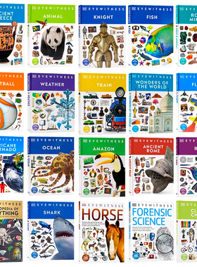 DK百科目击者系列海洋英文原版绘本 DK Eyewitness Ocean 了解史前海洋并了解人们如何努力保护未来的海洋科普百科精装全彩插图