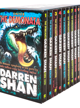 恶魔塔系列10册套装  英文原版 Darren Shan Demonata 10 Books Collection Set Pack 恶魔交响曲 恐惧维度很高的恐怖小说