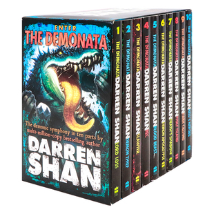 Collection 英文原版 恶魔塔系列10册套装 Set 恐惧维度很高 Shan 恶魔交响曲 Darren 恐怖小说 Demonata Pack Books