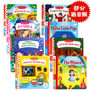 Rapunzel Stories系列经典 Doctor First 英文原版 busy姊妹篇 Snow 低幼机关操作纸板书 童话故事8册 全彩插画 White 绘本 Dolittle