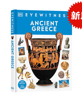 DK目击者系列古希腊英文原版 DK Eyewitness Ancient Greece 中小学生英语课外兴趣阅读全彩图解进口英语科普百科全书精装大开版