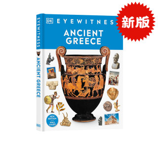 DK出品 古希腊英文原版 Ancient Greece DK Eyewitness 中小学生英语课外兴趣阅读全彩精装图解进口英语科普百科全书精装大开版