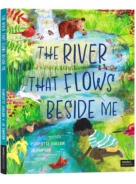 上天入地冒险之旅 流淌在我身边的河流折叠书 英文原版绘本 The River That Flows Beside Me双面超长拉页科普书 儿童知识百科精装