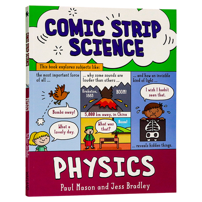 漫画科学物理学 英文原版 Comic Strip Science: Physics 科普百科英语趣味读物 中小学生青少年彩绘插画拓展课外阅读教辅学校推荐