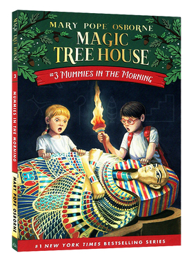新版神奇树屋3 木乃伊之谜 少儿阅读小说 英文原版 Magic Tree House: Mummies in the Morning 儿童英语初级章节书课外阅读书籍