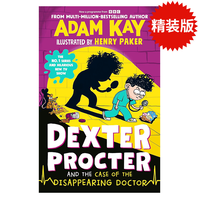 预售 德克斯特普洛克特与消失的医生之谜 英文原版 Dexter Procter and the Case of the Disappearing Doctor 儿童侦探推理小说