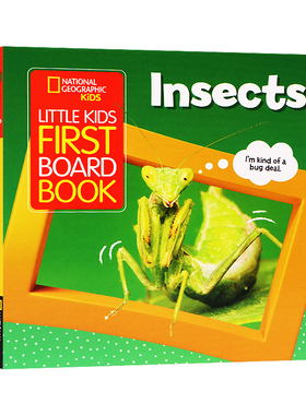 国家地理儿童 昆虫 英文原版绘本 Little Kids First Board Book: Insects儿童科普纸板书Ruth Musgrave亲子互动科普儿童图画书籍