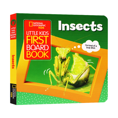 昆虫英文原版绘本纸板书