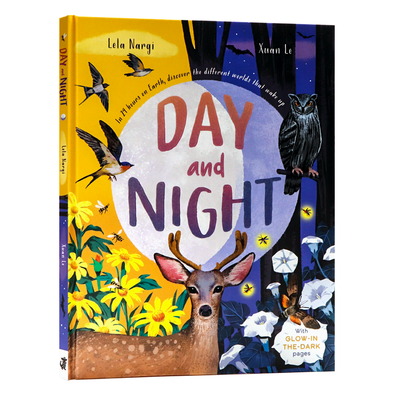 日与夜 英文原版绘本 Day and Night儿童百科自然知识图书读物幼儿童早教启蒙认知英语绘本Templar Publishing出版Lela Nargi著作