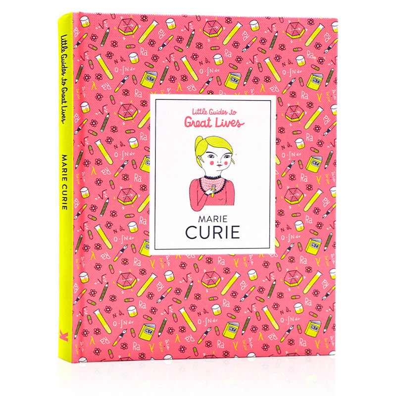 小指南大人物 玛丽居里夫人 英文原版绘本 Little Guide to Great Lives Marie Curie 名人小传记杰出女性 儿童精装插图励志图画书 - 实物图