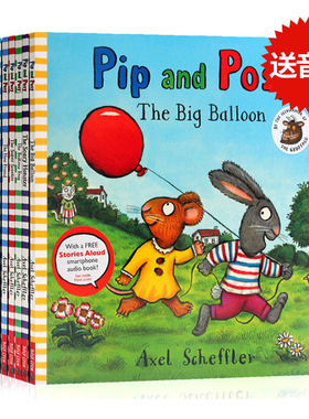 Pip and Posy波西和皮普系列10册合售英文原版绘本平装名家Axel Scheffler儿童情商培养启蒙图画书The Snowy Day/The Big balloon