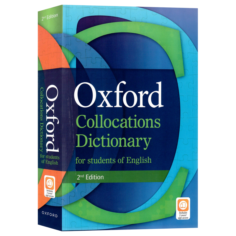 牛津英语搭配词典第二版 英文原版 Oxford Collocations Dictionary of English雅思托福出国留学考试用书 英语字典辞典平装版