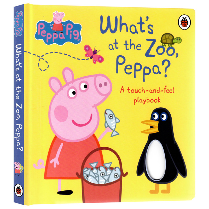 小猪佩奇动物园里有什么英文原版绘本 peppa pig whats at the zoo