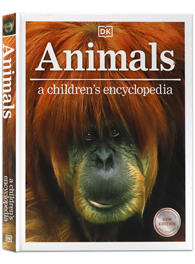 DK出品 儿童百科全书 动物 英文原版 Animals A Children's Encyclopedia 动物王国科普儿童英语图解彩色插图画册精装