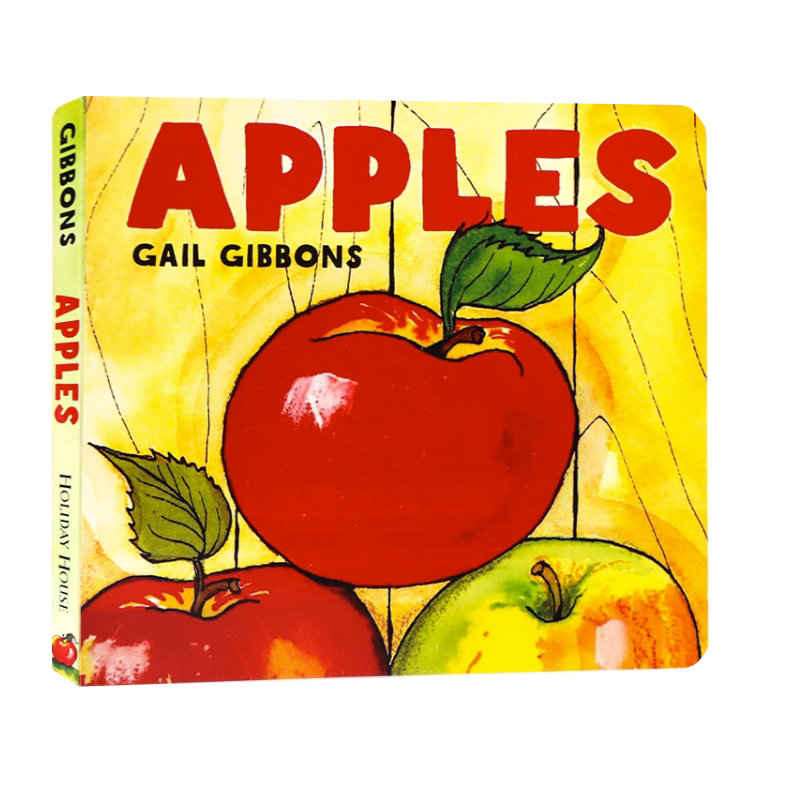 苹果 Apples 盖尔吉本斯少儿百科系列英文原版绘本Gail Gibbons科普绘本图画纸板书4-8岁儿童科学认知启蒙科普百科读物撕不烂