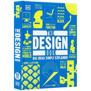 学科科普全彩铜版 思想百科丛书 Book DK人类 纸精装 Simply The Ideas 英文原版 Explained Design Big 设计百科图解英文原版