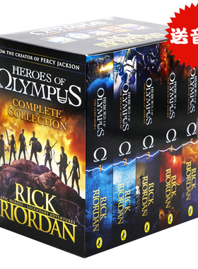 波西杰克逊第二季奥林匹斯英雄系列5册套装Percy Jackson Heroes of Olympus Rick Riordan畅销青少年英文原版小说TheLost Hero1-5