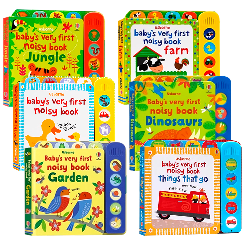 Usborne发声书6册英文原版绘本