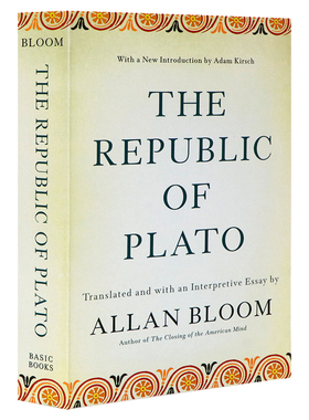 柏拉图 理想国 英文原版书籍 The Republic of Plato 阿兰 布鲁姆翻译版 第3版 豆瓣阅读 柏拉图的意图核心 亚当 基尔希作引言