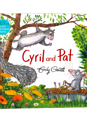 西里尔和帕特 英文原版绘本 Cyril and Pat 获奖名家 Emily Gravett 埃米莉格雷维特 儿童友谊友情交友启蒙认知图画故事书平装大开
