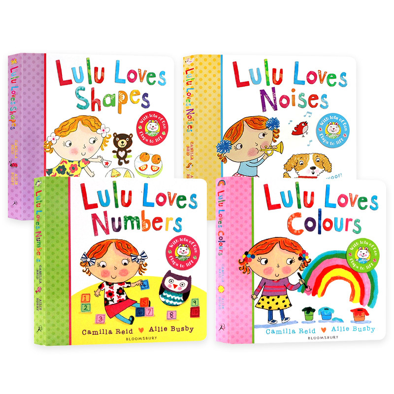 Lulu绘本系列4册英文原版绘本
