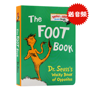 绘本 The 千奇百怪 Seuss 脚纸板书英语启蒙廖彩杏Dr. Foot 英文原版 Opposites苏斯博士 Wacky Book