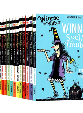 女巫温妮系列15册 英文原版小说 Winnie and Wilbur 儿童青少年中小学生章节桥梁书 牛津英文版 Oxford英语读物读本 学校推荐