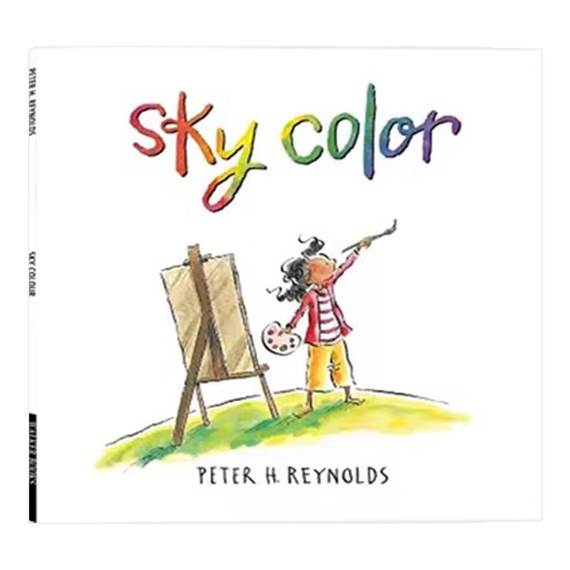 彼得雷诺兹创意系列天空的颜色英文原版绘本 Sky Colour 畅销经典读物儿童家庭教育艺术主题启蒙读物 Peter H Reynolds 平装