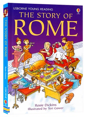 Usborne出品 分级阅读2 罗马的故事 英文原版 Young Reading Series 2 The Story of Rome 青少年英文经典罗马历史科普故事书 精装